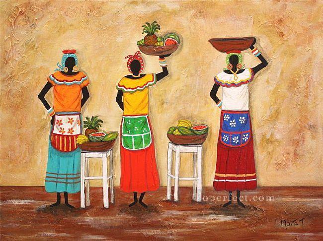 Mujeres Cartageneras African Oil Paintings